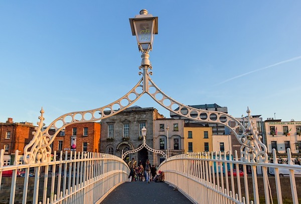 Ha'penny Bridge Dublin City Image