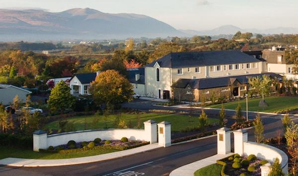 Aerial view of Ballygarry House Hotel and Spa Kerry