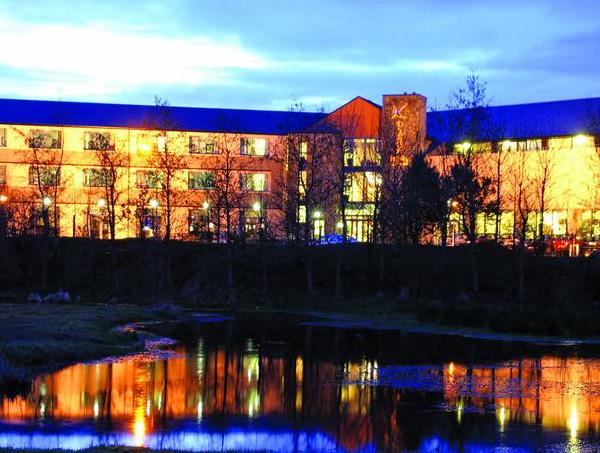 External night view of Park Hotel Kiltmagh