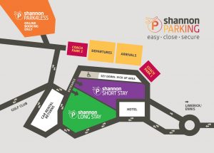 Shannon Airport Car Parking Map